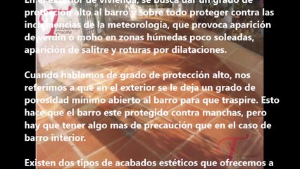 Tratamiento suelos de barro exterior