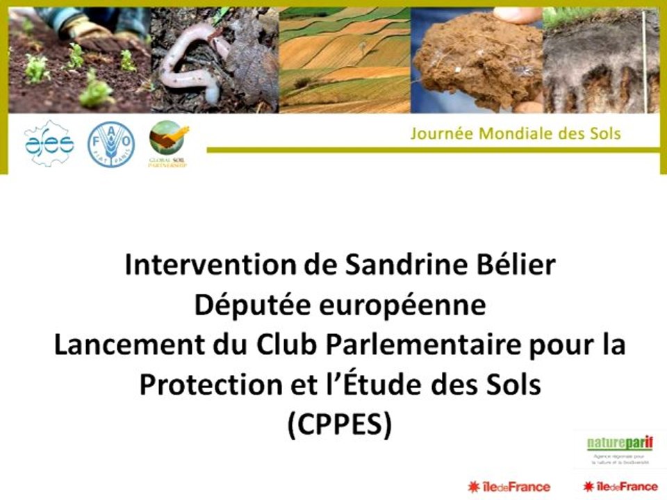 1ere journée mondiale des sols : Sandrine Bellier