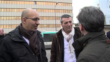Harlem Désir et Edouard Martin visitent l'entreprise UTB
