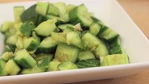 Recette de Salade de concombre tabassé - 750 Grammes