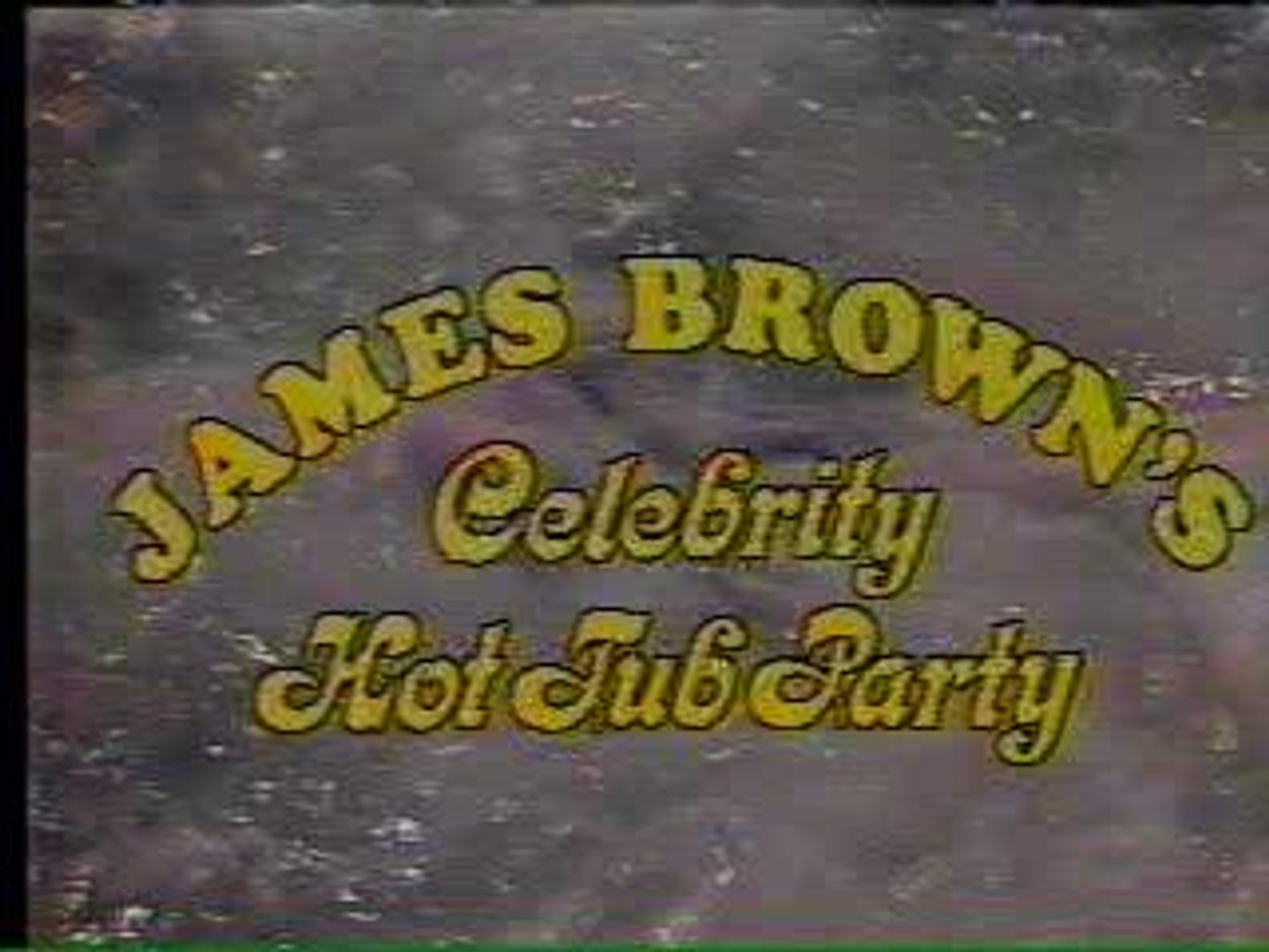 James Brown Celebrity Hottub