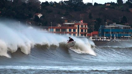 Stand Up Paddle en la playa de San Lorenzo (Gijón)
