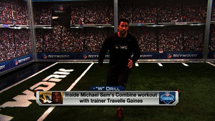 Which Combine drills should Michael Sam work on?