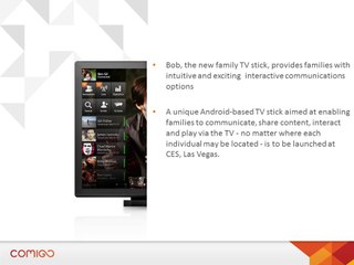 Android-based TV stick converts any TV into a family communications center