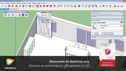 Atelier avec SketchUp : Le design d’intérieur : trailer | video2brain.com