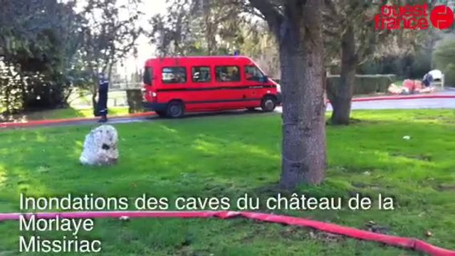 Inondations des caves du château de la Morlaye