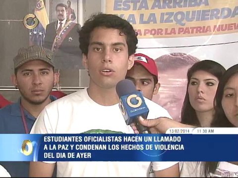 Universitarios rechazan actos violentos y llaman al diálogo