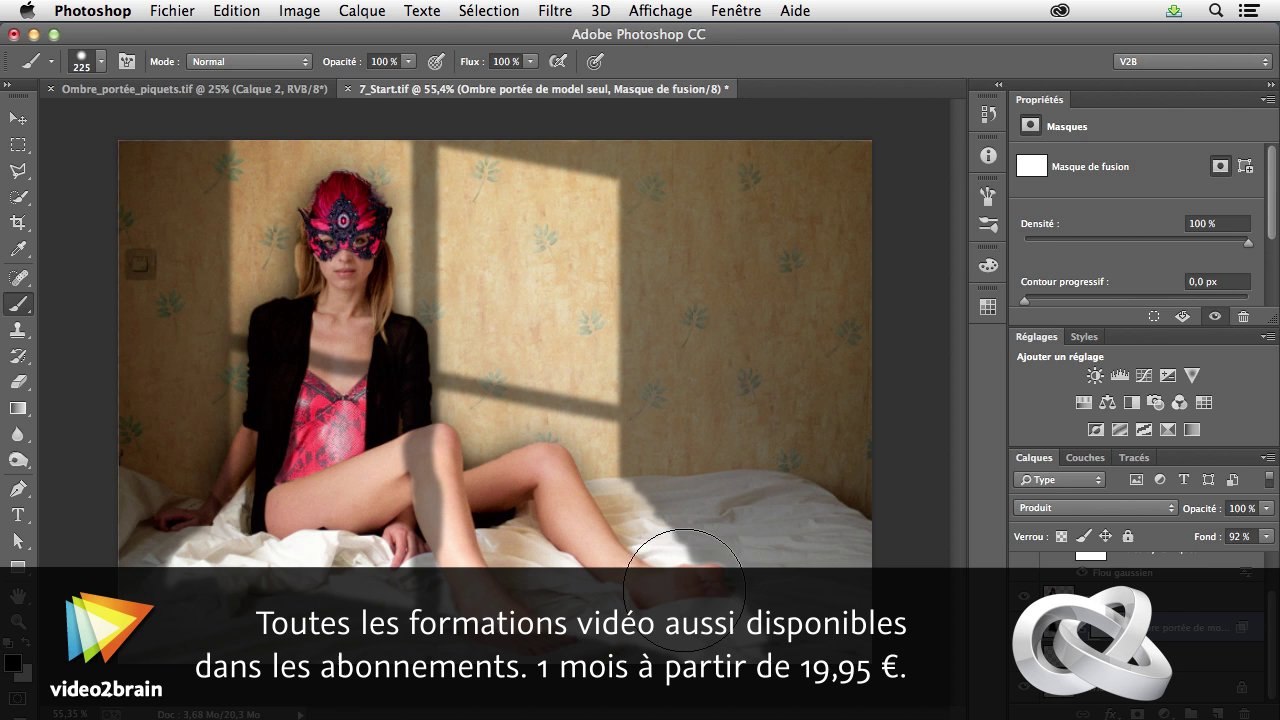 Ateliers avec Photoshop : Créer des ombres : trailer | video2brain.com