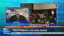 Opositores relegados sirios piden diálogo nacional para detener guerra