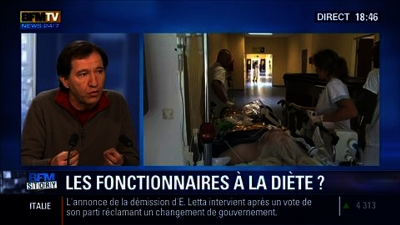 BFM Story: Réduction de la dépense publique: les fonctionnaires sont-elles mis à la diète ? - 13/02