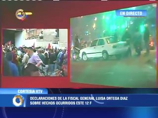 Ortega Díaz: "Los responsables de los hechos ocurridos ayer, van a pagar por eso"