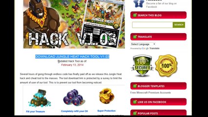 Jungle Heat Updated Hack [Gold,Diamond,Oil]