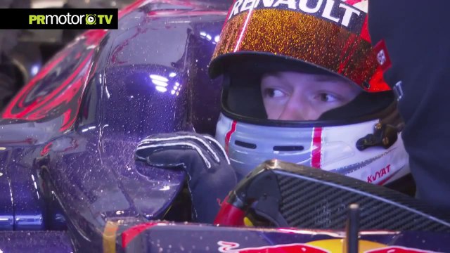 Formula Uno Scuderia Toro Rosso 2014 Filming Day in MIsano Daniil Kvyat & Jean-Eric Vergne (HD)