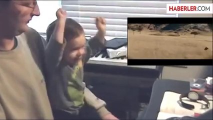 Bebeğin Supermen'i İzlerken Verdiği Tepkiler Güldürdü