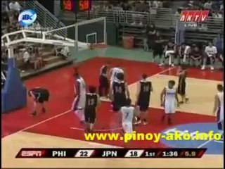 Smart Gilas Pilipinas vs Japan Jones Cup 2011 Part 1