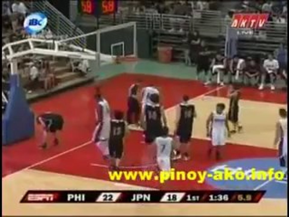 Smart Gilas Pilipinas vs Japan Jones Cup 2011 Part 1[1]