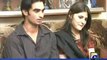 Imran Nazir with his Wife