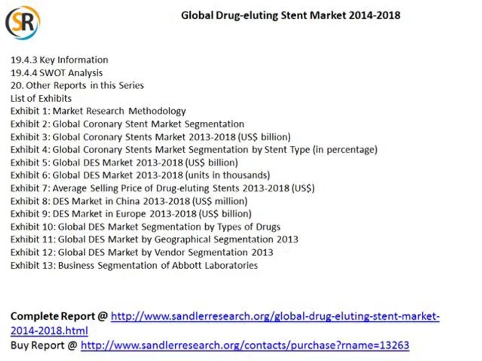global-drug-eluting-stent-market-2014-2018