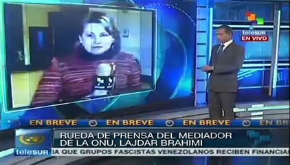 Brahimi se reúne con representantes de Rusia y EE.UU. en Ginebra II