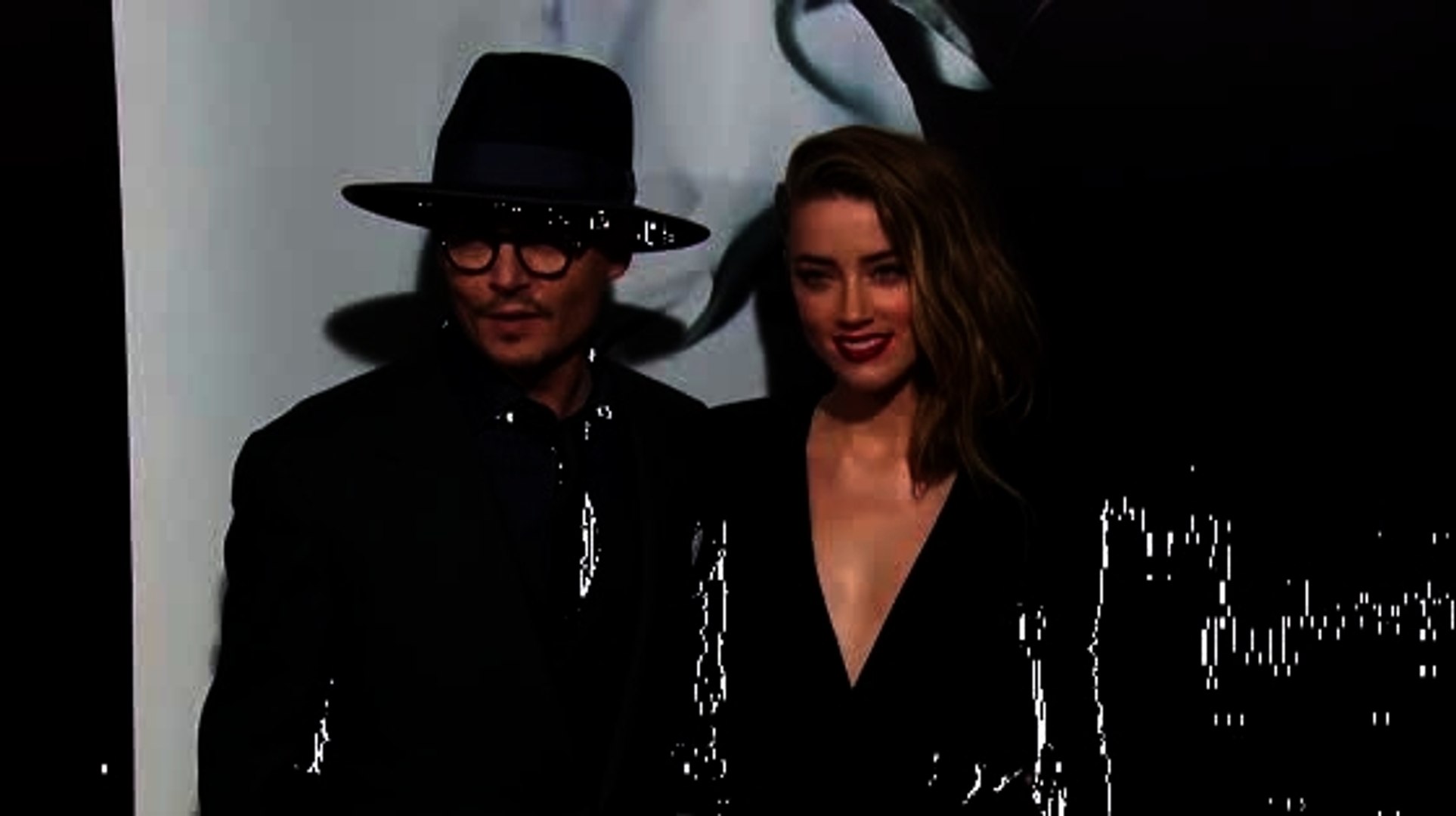 ⁣Johnny Depp et Amber Heard sur le tapis rouge