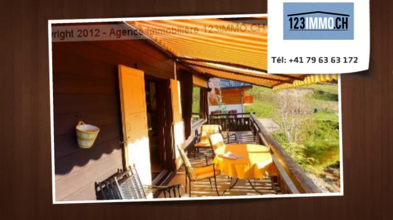 Vente chalet 1977 icogne