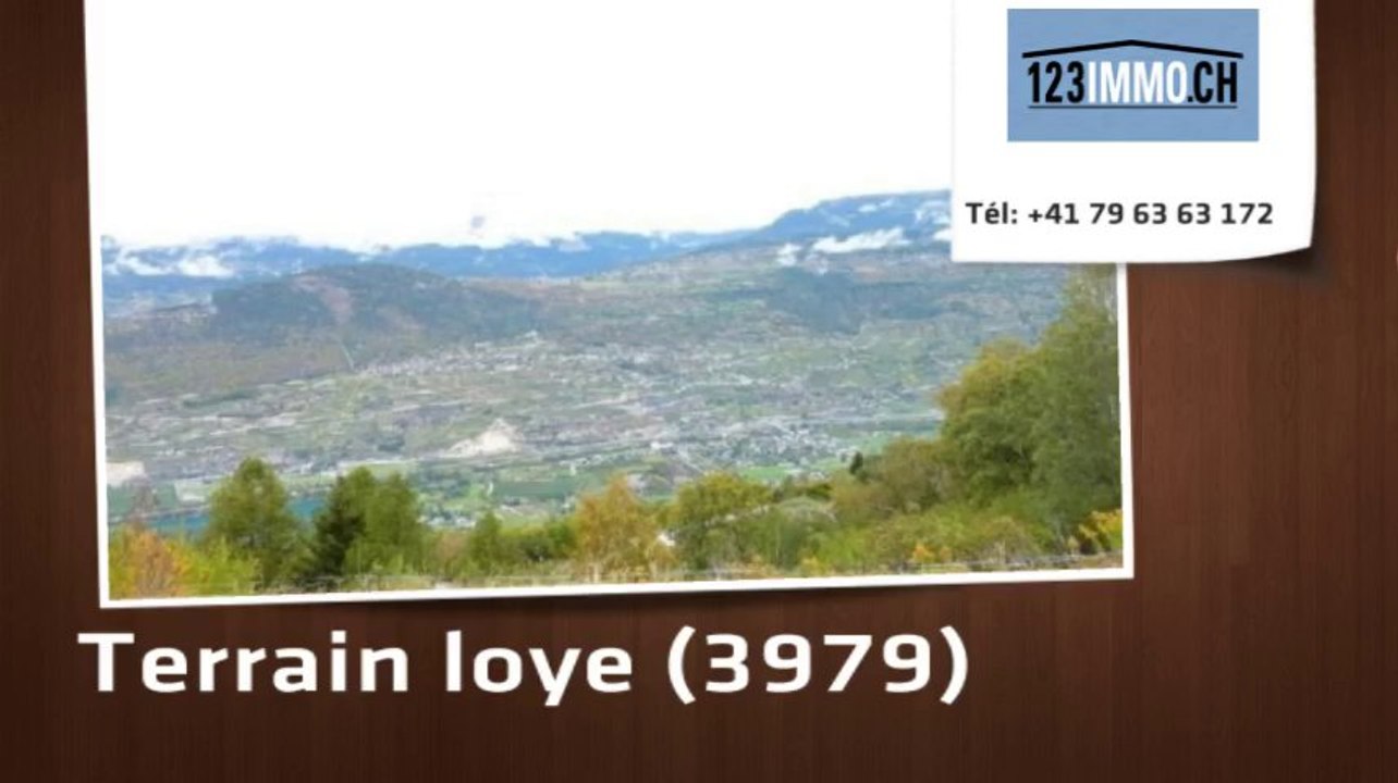 Vente terrain 3979 loye