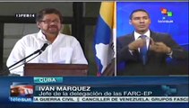 FARC destacan importancia de continuar el proceso de paz