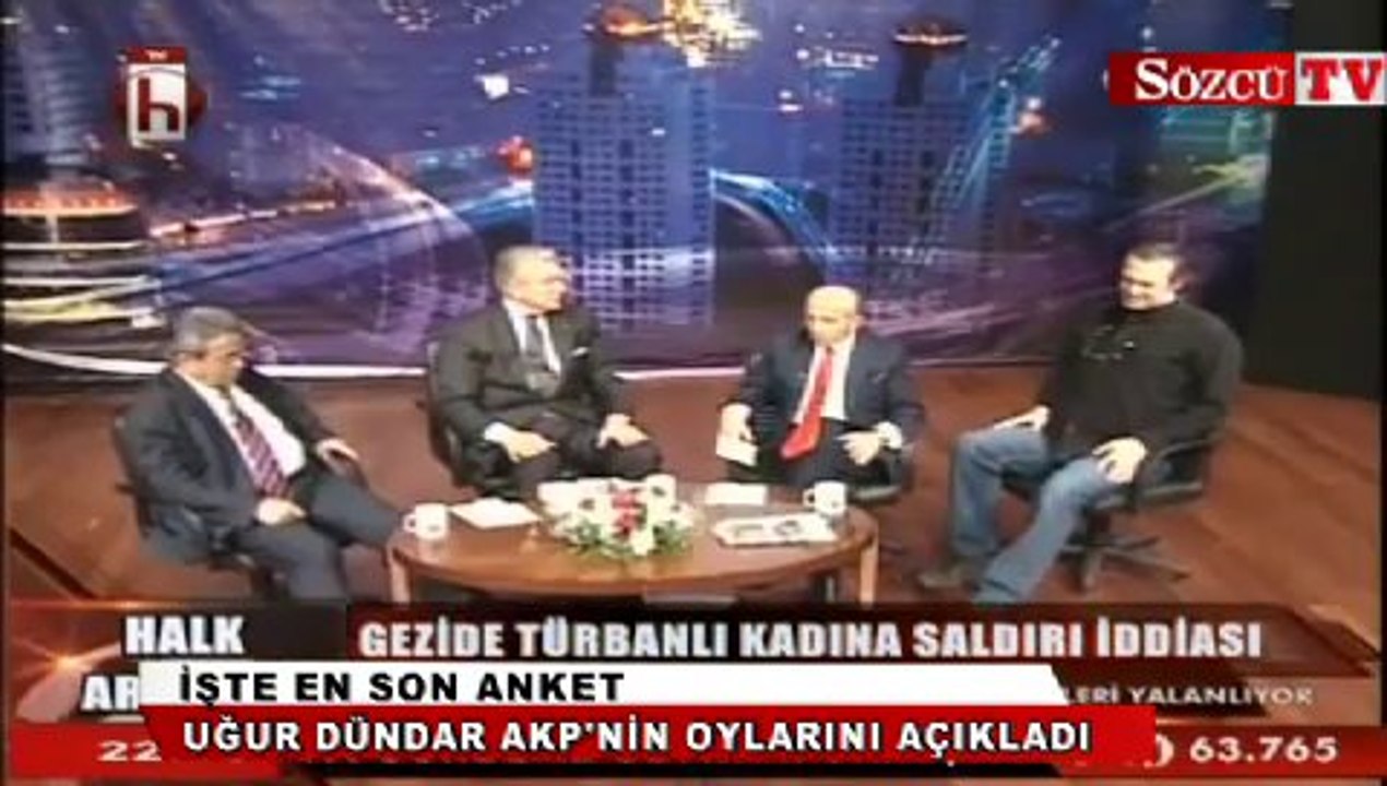 Uğur Dündar AKP'nin oy oranını açıkladı