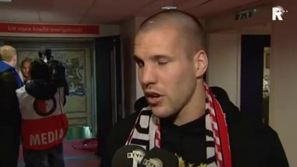 11-11-2012 Ron Vlaar over zijn afscheid bij Feyenoord