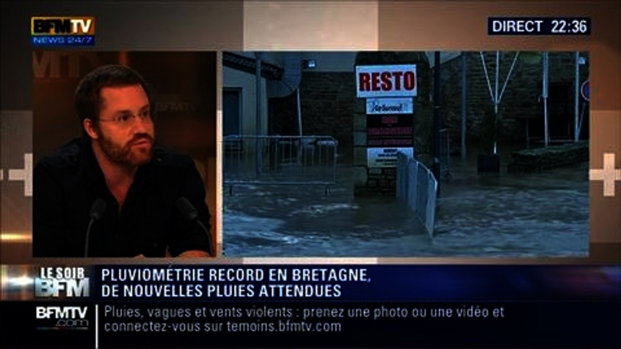 Le Soir BFM: Des intempéries aux États-Unis et en Angleterre, et un record de douceur en France - 13/02 1/5