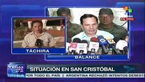 Grupos violentos continúan provocando desmanes en Táchira