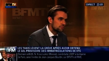 Download Video: Le Soir BFM: Taxis vs VTC: Matignon reporte les immatriculations de VTC - 13/02 3/5