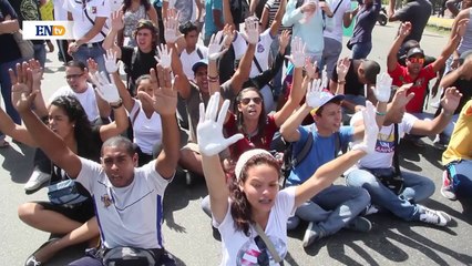 Calles cerradas en Guatire por estudiantes