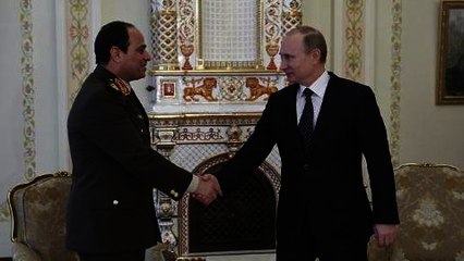 Putin backs Sisi to be president of Egypt