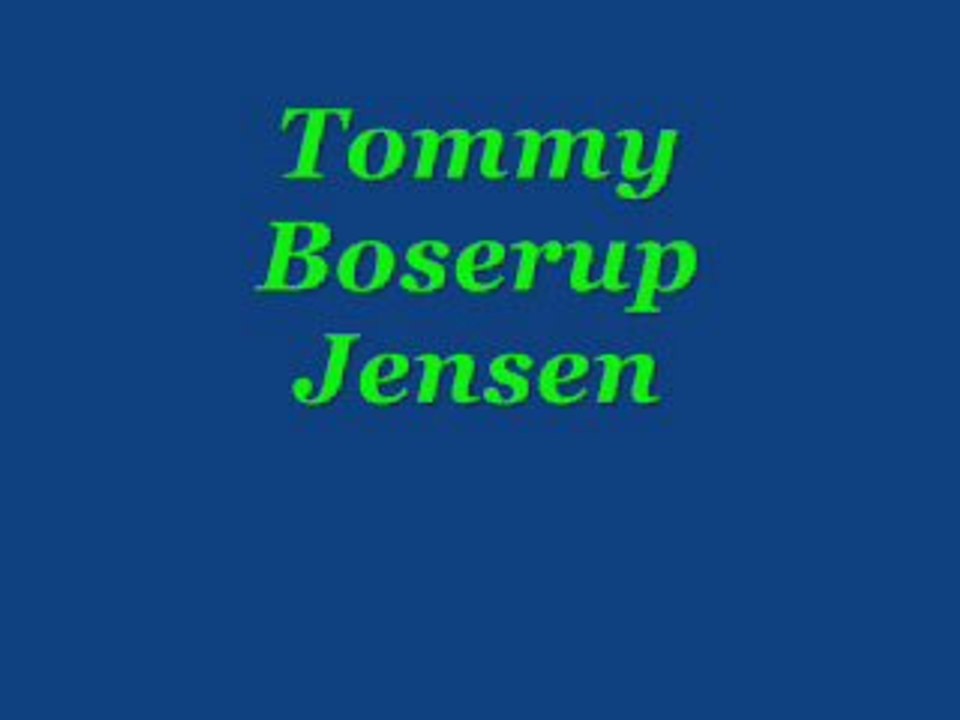 Tommy Boserup Jensen on Facebook