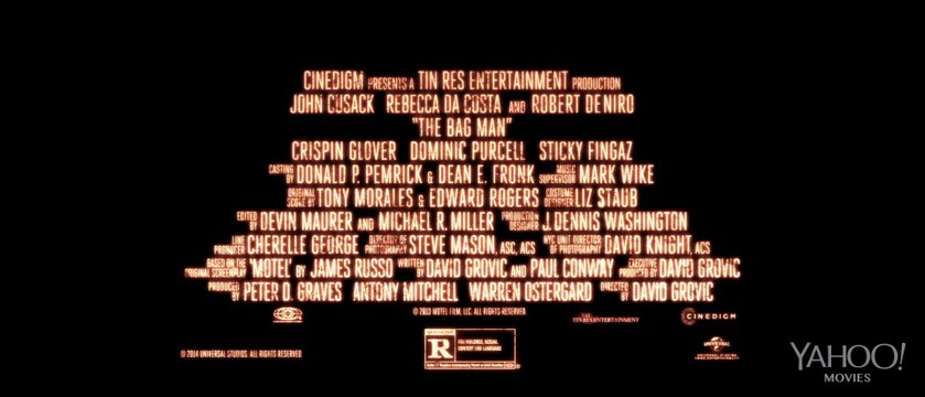 THE BAG MAN - John Cusack, Robert De Niro