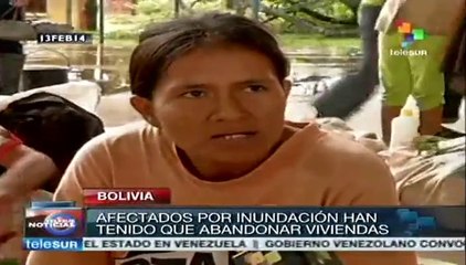 Indígenas de la Amazonía boliviana, los más afectados por las lluvias