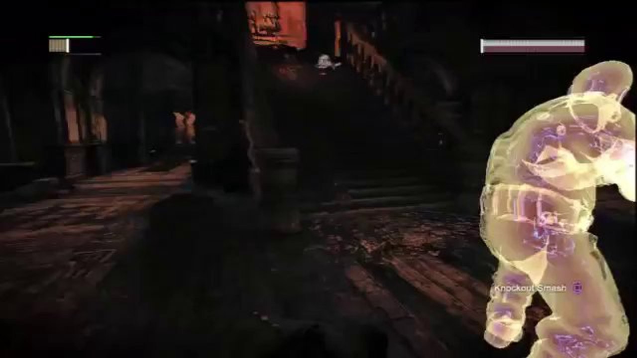 Batman arkham city - Catwoman goes after Puke Face_(360p)