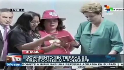 Dilma Rousseff se compromete a reimpulsar reforma agraria