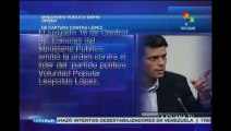 Medios difunden orden de captura de Leopoldo López