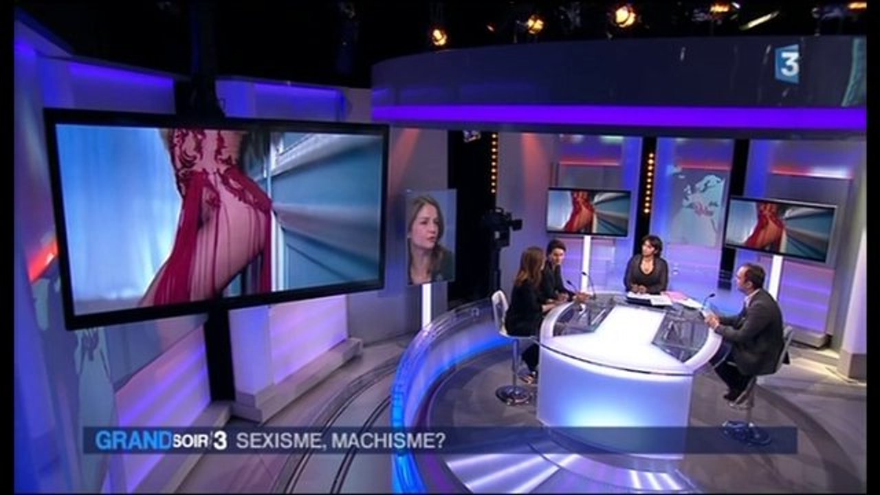 Débat sur hypersexualisation au GrandSoir3