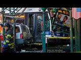 New York City bus crash: Driver killed after collision with stolen delivery truck