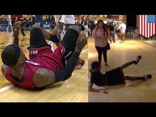 Lebroning videos: viral sensation hits floors and hallways worldwide