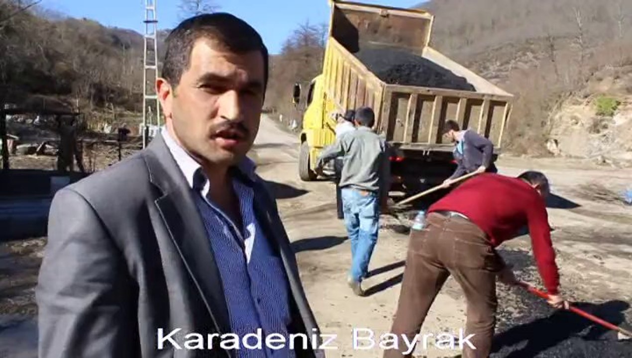 ULUBEY OHTAMIŞ KÖYÜNDE YOL ÇALIŞMALARI