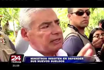 César Villanueva y Walter Albán defendieron aumento salarial a ministros