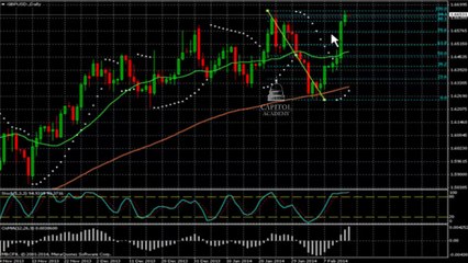 التحليل اليومي للفوركس / تحليل زوج الباوند/دولار إبتداء من 14/02/2014