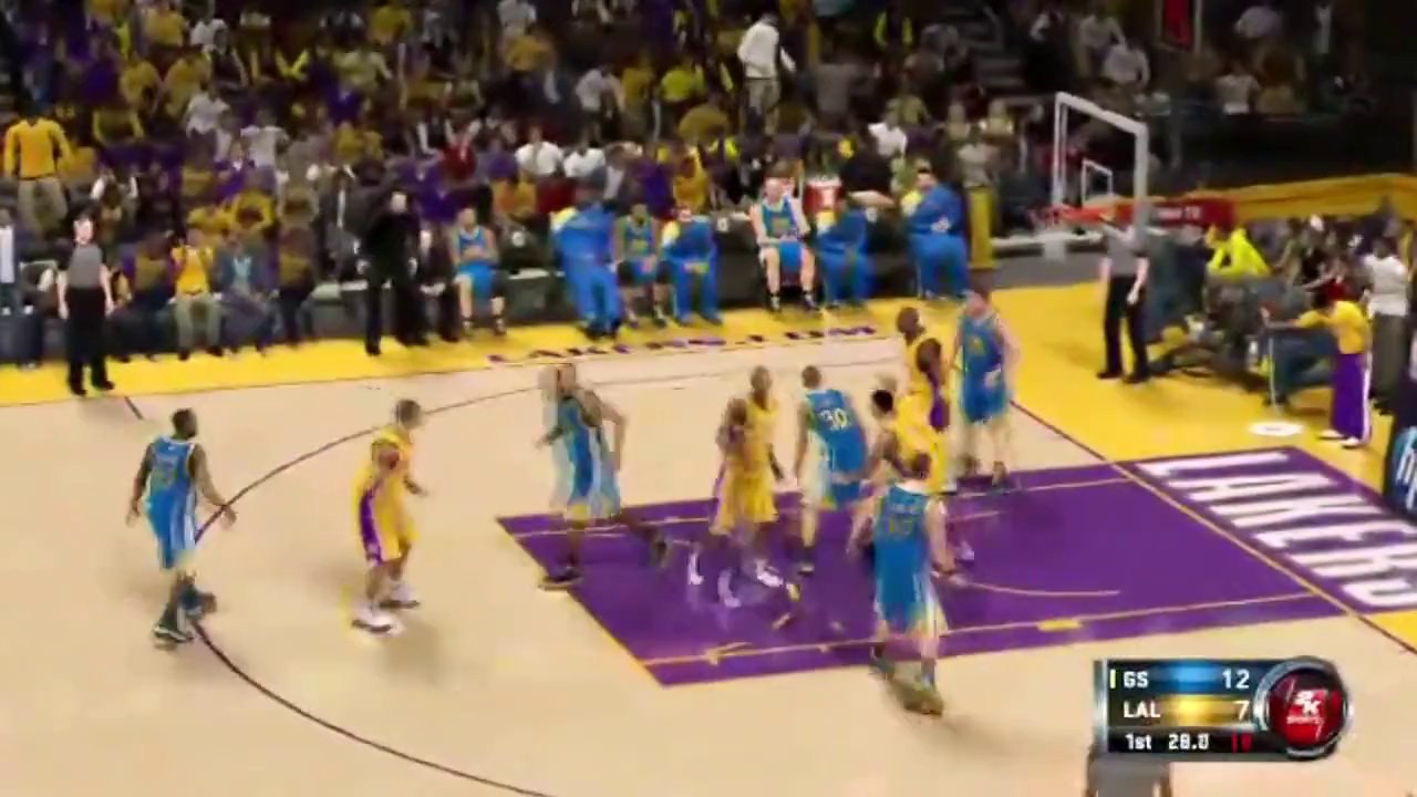 NBA 2K13 Los Angeles Lakers Vs Golden State Warriors