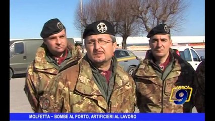 Molfetta | Bombe al porto, artificieri al lavoro