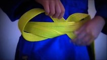 Un noeud de ceinture qui ne se défait pas durant l'entrainement : judo - karaté