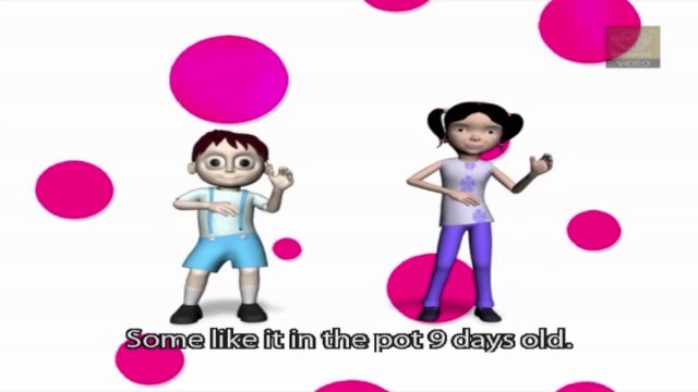 Nursery Rhymes Lullabies - Peas Porridge Hot - With Lyrics